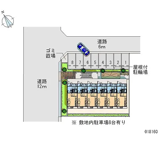 ★手数料０円★姫路市別所町別所５丁目 月極駐車場